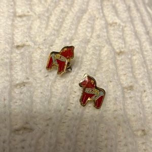 Dala Horse earrings…very small!